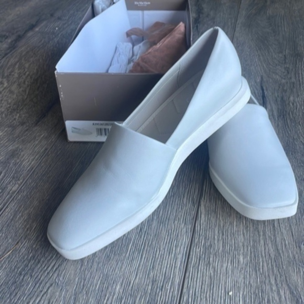 NWT Franco Sarto shoes white slip on loafers size 8 medium